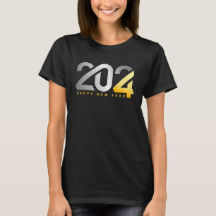 2024 Silvester Party liefert NYE 2024 Happy N T-Shirt