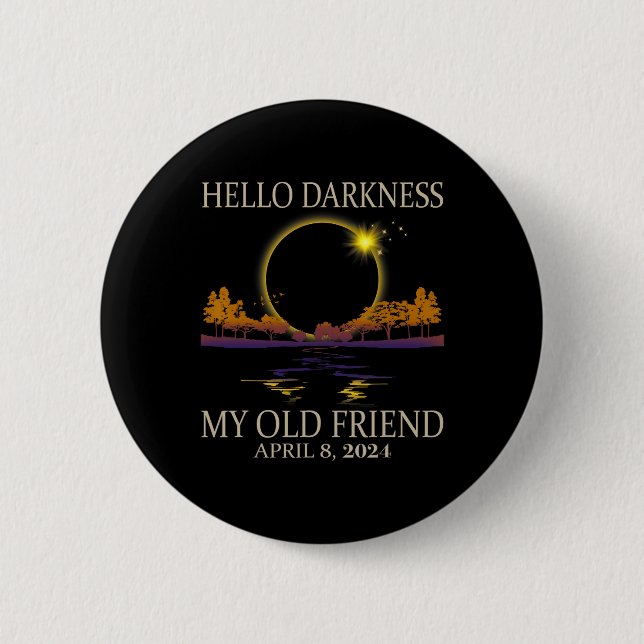 2024 Solar Eclipse 2024 040824 Eclipse Button (Vorderseite)
