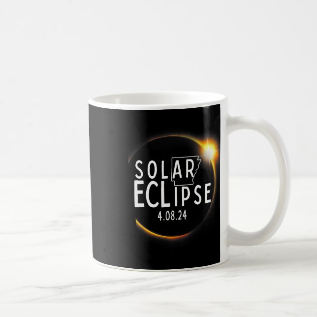 2024 Solar Eclipse Accessories 4,08,24 Totality Kaffeetasse (Rechts)