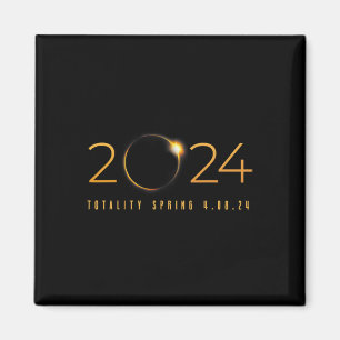 2024 Solar Eclipse American Totality Spring 4,08,2 Magnet