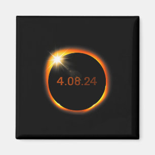 2024 Solar Eclipse American Totality Spring 4,08,2 Magnet