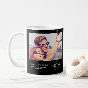2024 Solar Eclipse Foto Paare Geschenke insgesamt Kaffeetasse