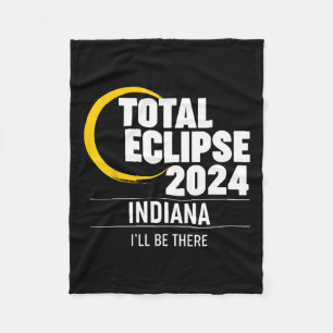 2024 Solar Eclipse Indiana Fleecedecke