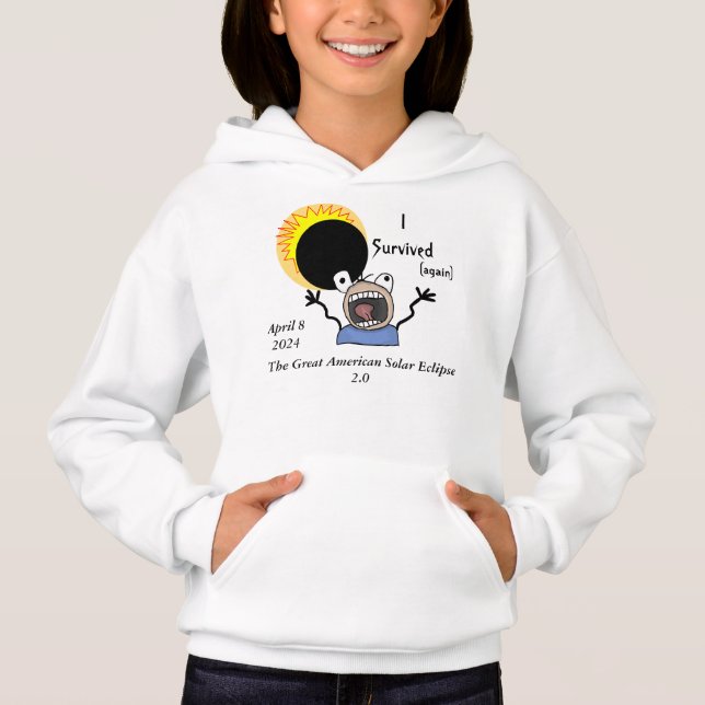 2024 Solar Eclipse Survival Edition Hoodie (Vorderseite)