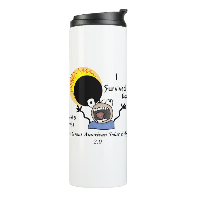2024 Solar Eclipse Survival Edition Thermosbecher (Nach links gedreht)