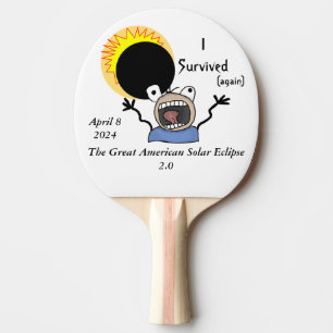 2024: Solar Eclipse Survival Edition Tischtennis Schläger