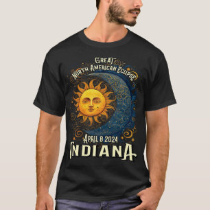 2024 Solar Eclipse Totality Celestial Event Souven T-Shirt