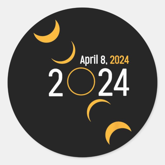 2024 Solarenergie 2024 Runder Aufkleber (Vorderseite)