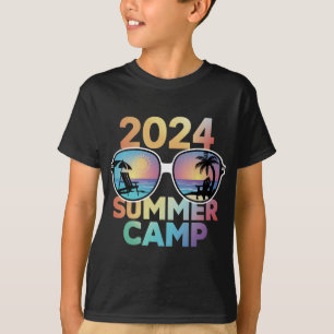 2024 Sommercamp Ferien passende Familiengruppe T-Shirt