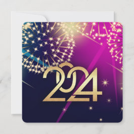 2024 Sondereinladungen zum Silvester-Party Einladung