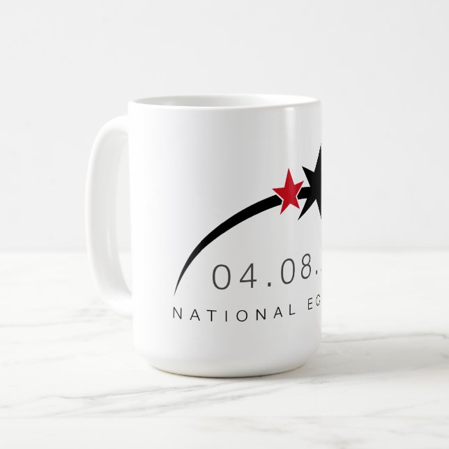 2024 Tasse de café Éclipse solaire totale (Devant gauche)