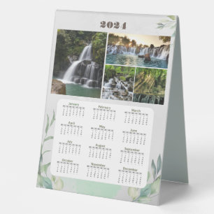 2024 - Terminkalender für den Schreibtisch - Zelt Tischaufsteller