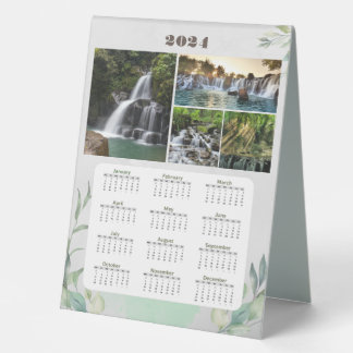 2024 - Terminkalender für den Schreibtisch - Zelt Tischaufsteller