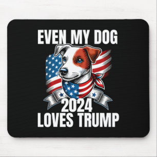 2024 Terrier Dog Usa Flag sogar meine Hunde Lieben Mousepad