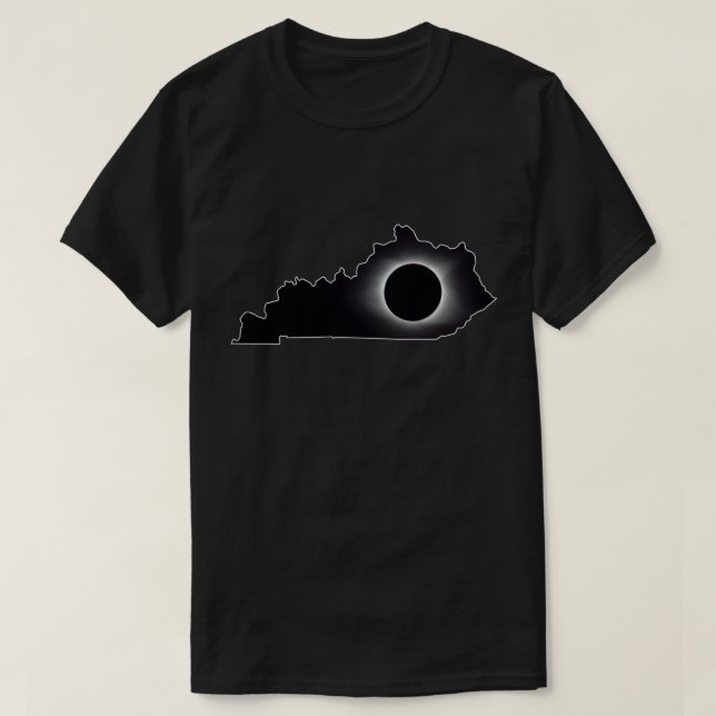 2024 Total Solaire Eclipse Kentucky T-shirt (Design devant)
