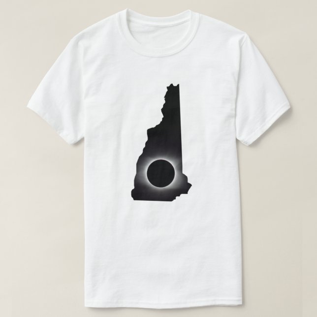 2024 Total Solar Eclipse New Hampshire T-Shirt (Design devant)