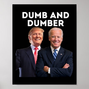 2024 Trump 2024 Wahldum und dumme Politik Poster