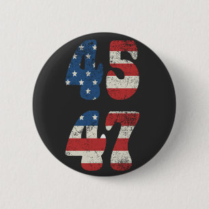 2024 Trump Amerika wieder zum Patriotischen Amerik Button