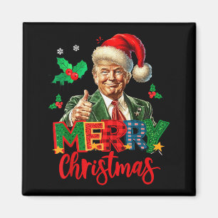 2024 Trump Gewinner Wahl Frohe Weihnachten Lustig Magnet