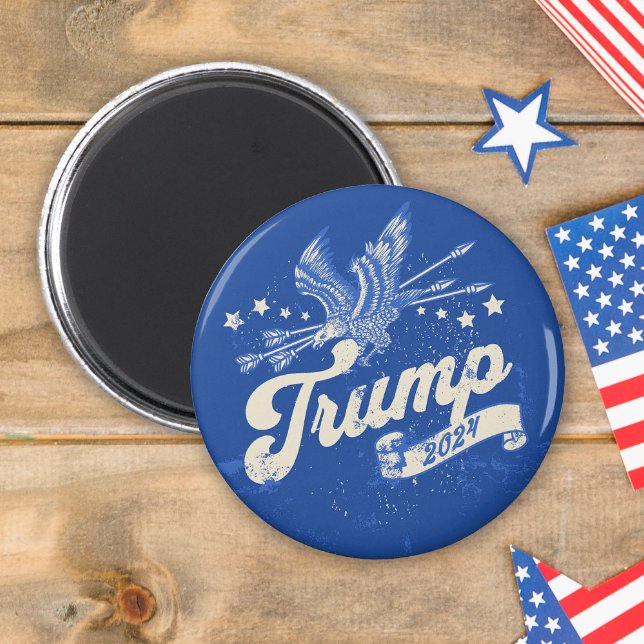 2024 Trump Magnet (Vintage Trump 2024 Presidential Election Magnet)