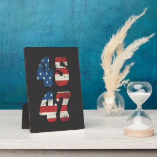2024 Trump Nimm Amerika Wieder Patriotischer Ameri Fotoplatte