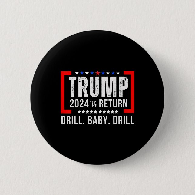 2024: Trump: Trump: Trumps leidenschaftlicher Kand Button (Vorderseite)