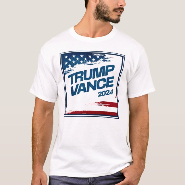 2024 Trump Vance T-Shirt (Vorderseite)