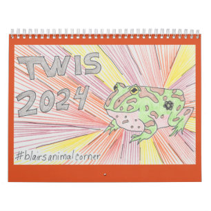 2024 TWIS #blairsanimalcorner Calendar Kalender
