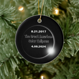2024 und 2017 verdoppelt keramik ornament