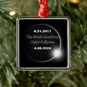 2024 und 2017 verdoppelt ornament aus metall