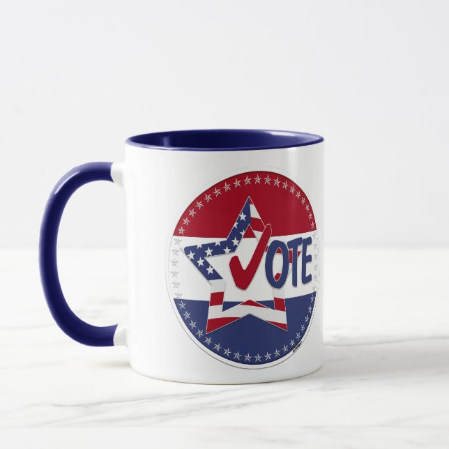 2024 USA Flag Star Vote Check Mark Tasse (Links)