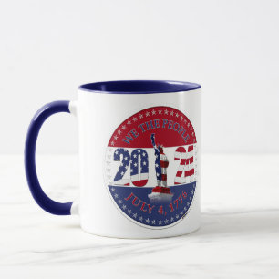 2024 USA Flag We The People Statue of Liberty Tasse