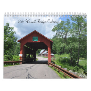 2024 Vermont Bridges Kalender
