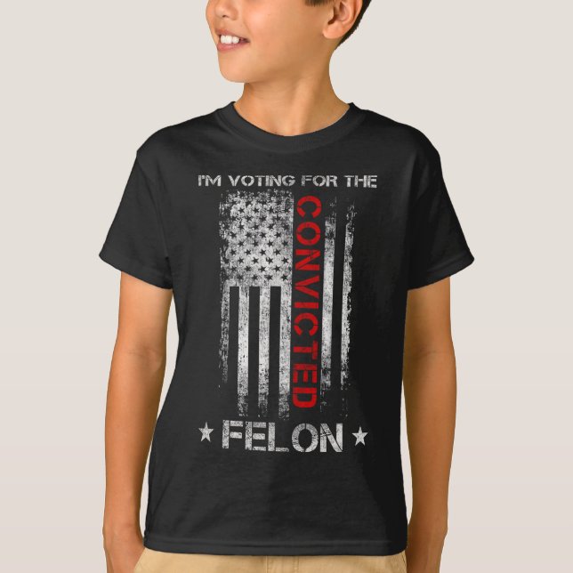 2024 Verurteilter Felon7 T-Shirt (Vorderseite)