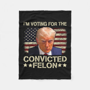 2024 Verurteilter Felon Fleecedecke