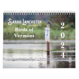 2024 Vögel des Kalenders Vermont Kalender