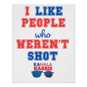2024 Wahl Kamala Harris Merch Comma La lustige Poster