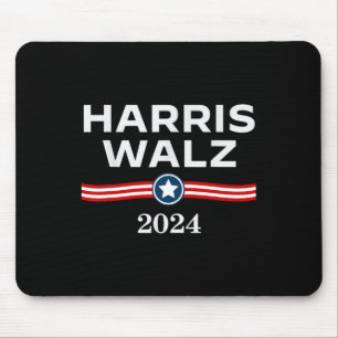 2024 Wahl Kamala Harris Tim W Waltz Mousepad