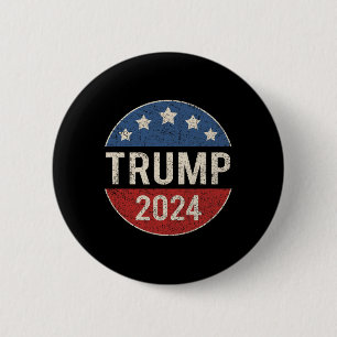 2024 Wahlkampfschalter für Retro-Kampagne wählt Pr Button