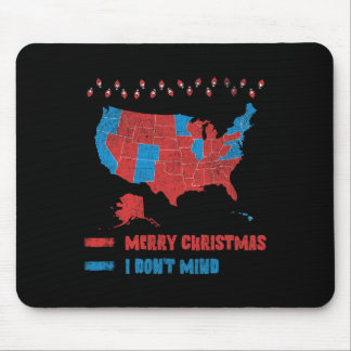 2024 Wahlkarte Frohe Weihnachten Rote Wähler Trump Mousepad