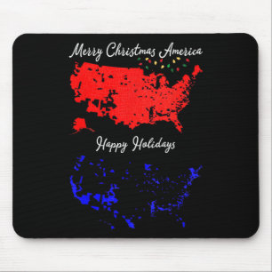 2024 Wahlkarte Frohe Weihnachten Trump Neuer Präsi Mousepad