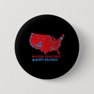 2024 Wahlplan frohe Weihnachten Trump Button