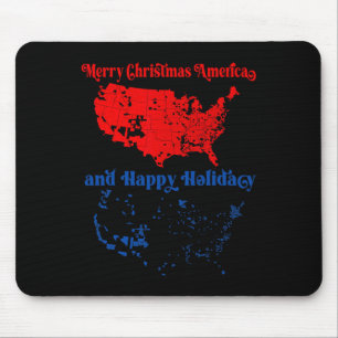 2024 Wahlplan frohe Weihnachten Trump Landslide Mousepad