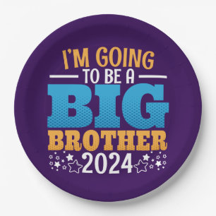 2024 wird ein großer Bruder sein Pappteller