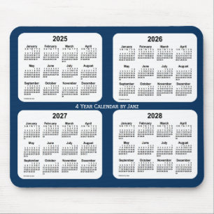 2025-2028 Polizei-Kasten-blauer 4-jähriger Mousepad