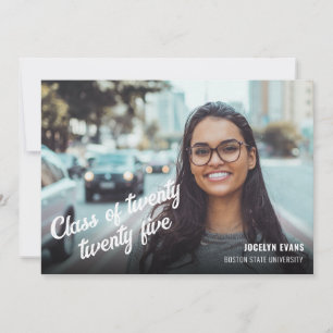 2025 Abschluss Ankündigung mit Fotografie