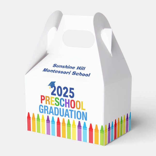 2025 Abschluss Custom School Party Geschenkschachtel (Vorderseite)