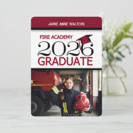 2025 Abschluss der Rot-Weiß-Foto-Feuerakademie Einladung