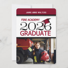 2025 Abschluss der Rot-Weiß-Foto-Feuerakademie Einladung