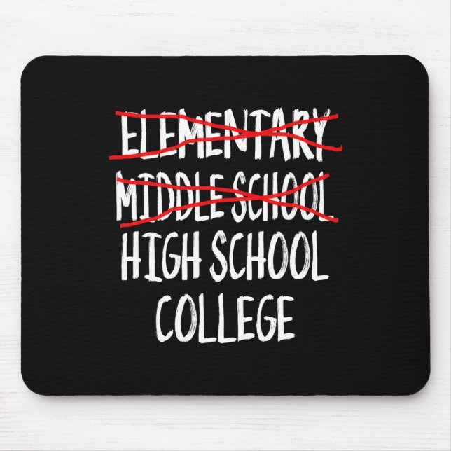 2025 Abschluss Junior High School G Mousepad (Vorne)